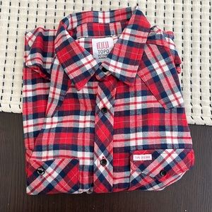 TOPO MOUNTAIN SHIRT PLAID- NWT
